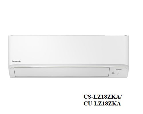 PANASONIC 樂聲 CS-LZ18ZKA Smaller 系列 - Wi-Fi 智能變頻冷暖空調機 (2匹)
