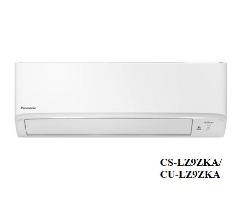PANASONIC 樂聲 CS-LZ9ZKA Smaller 系列 - Wi-Fi智能變頻冷暖空調機 (1匹)
