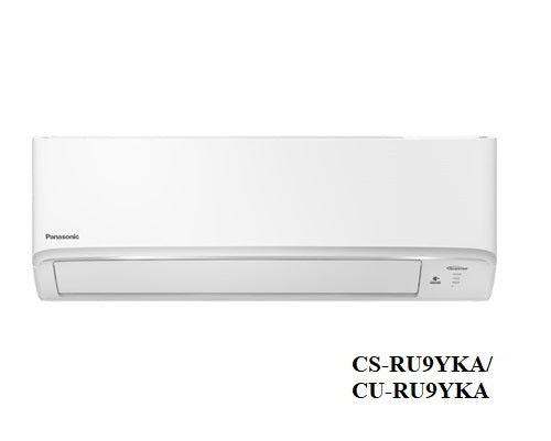 PANASONIC 樂聲 CS-RU9YKA 變頻式 ECO+AI淨冷空調機 (1匹)