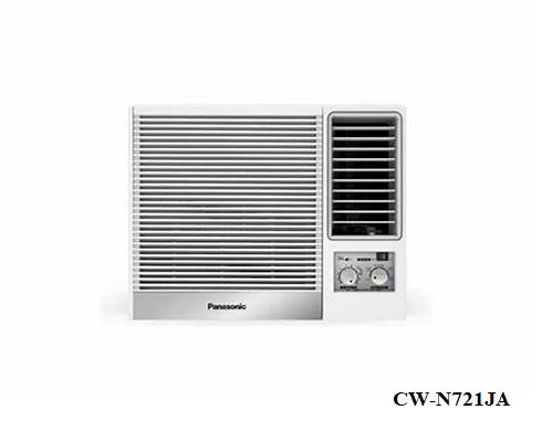 PANASONIC 樂聲 CW-N721JA R32雪種窗口式空調機 (3/4 匹)
