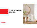 TOSHIBA 東芝 KT-08DH1VHK 無線雙層電熱水壺-附可鎖壺蓋(0.8公升)