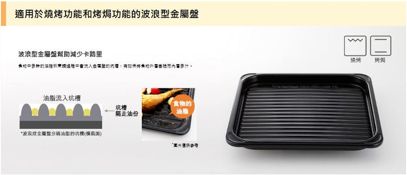 PANASONIC 樂聲 NN-DF38PB「變頻式」烤焗微波爐（23公升）