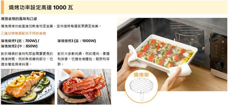 PANASONIC 樂聲 NN-GD35QB 「變頻式」燒烤微波爐（29公升）