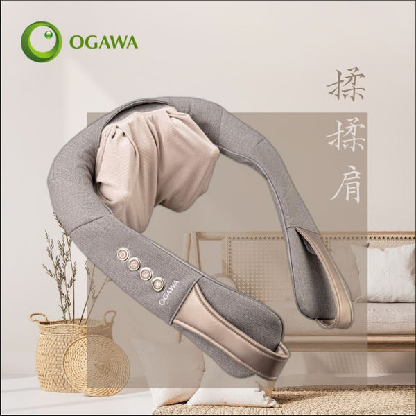OGAWA OL-0111 揉揉肩肩頸按摩器 木紋色