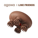 OGAWA OL-0367 Line Friends 頭部按摩爪 棕色熊大
