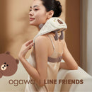 OGAWA OL-0841 Line Friends 肩頸按摩器 棕色