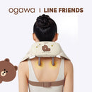OGAWA OL-0841 Line Friends 肩頸按摩器 棕色