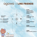 OGAWA OL-0842 Line Friends EMS頸部按摩儀 藍色熊大