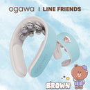 OGAWA OL-0842 Line Friends EMS頸部按摩儀 藍色熊大