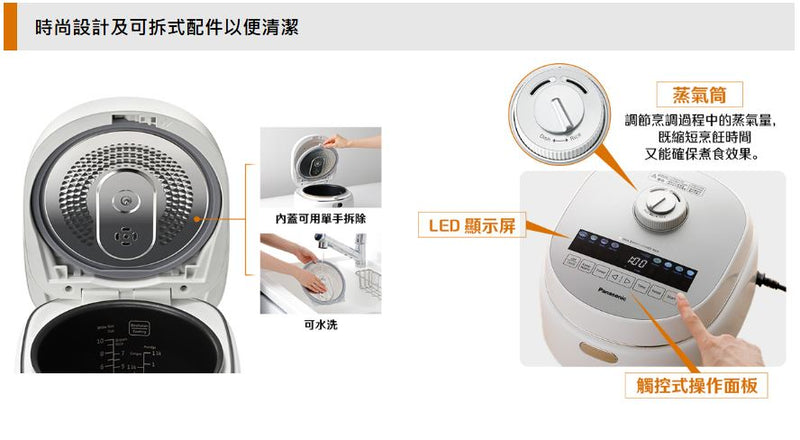 PANASONIC 樂聲 SR-DM181 快思邏輯西施電飯煲（1.8公升）