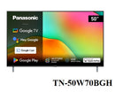 PANASONIC 樂聲  TN-50W70BGH 50吋4K LED智能電視